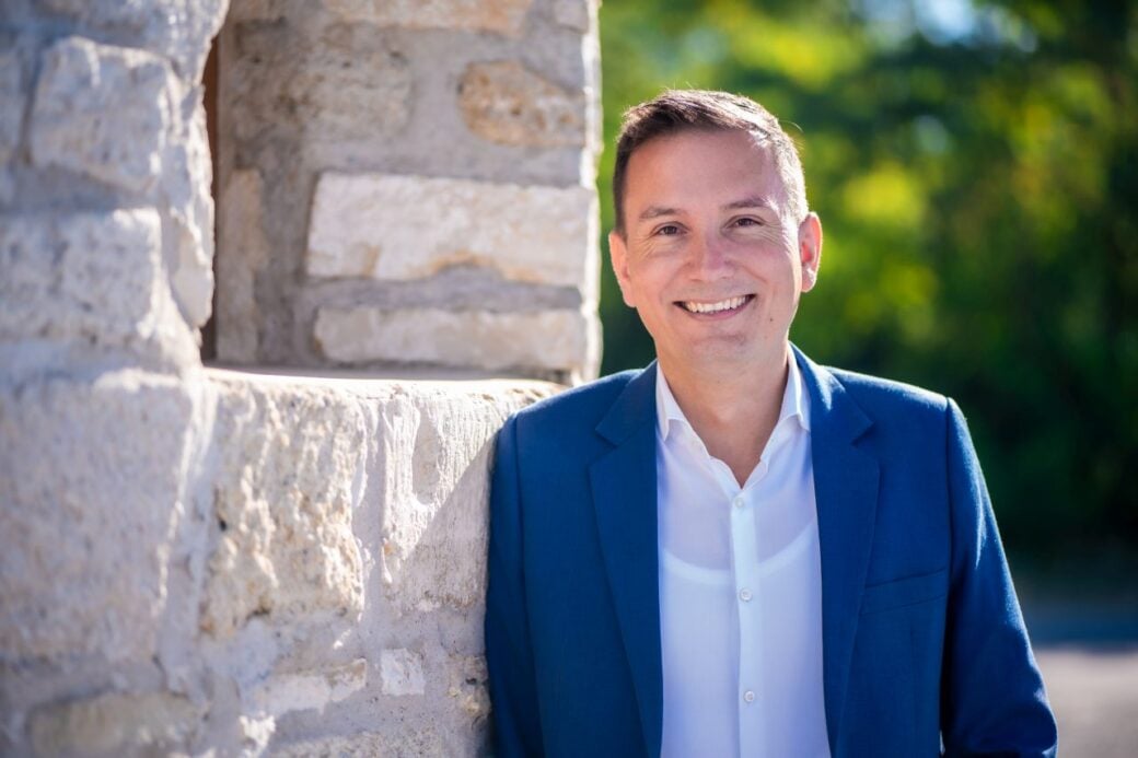 Neuer Landrat im Saalekreis: Sven Czekalla (CDU).  Foto: Hillstar Media GmbH/Wahlkampfteam