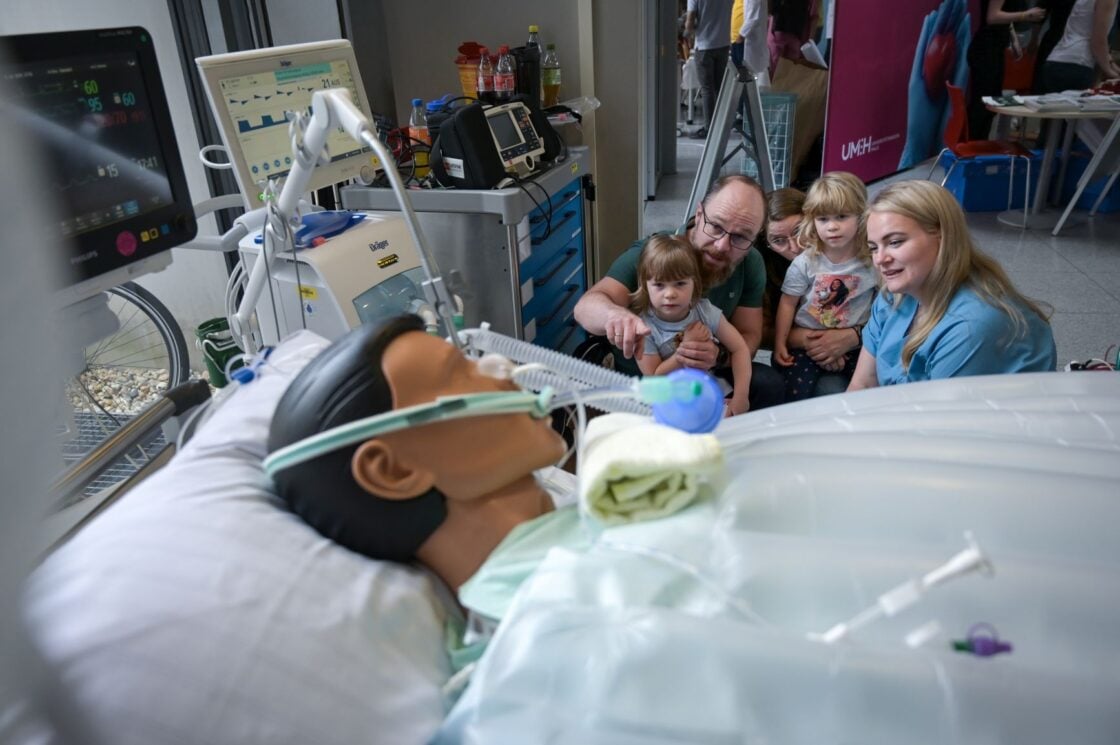 Intensivmedizin am Universitätsklinikum Halle (Saale) öffnet zur Langen Nacht der Wissenschaften ihre Türen. Foto: Universitätsmedizin/Heiko Rebsch